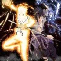 Naruto bijju mode vs Sasuke 